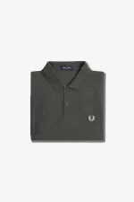 Fred Perry M6000 Men’s Shirt Field Green Oatmeal | GTROQ0581