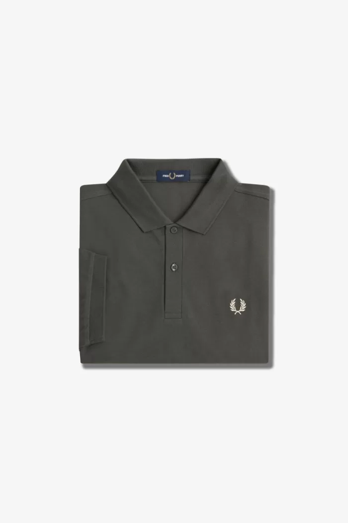 Fred Perry M6000 Men’s Shirt Field Green Oatmeal | GTROQ0581