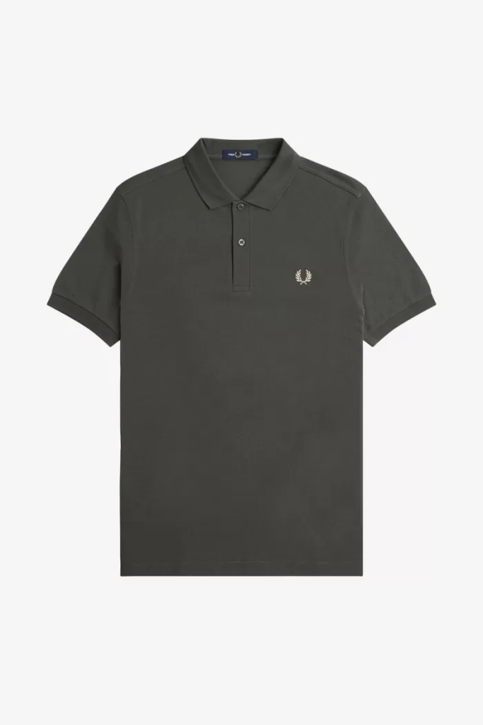 Fred Perry M6000 Men’s Shirt Field Green Oatmeal | GTROQ0581