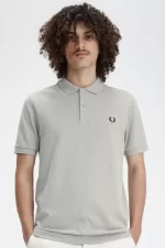 Fred Perry M6000 Men’s Shirt Grey Black | MLYRB7503