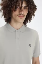 Fred Perry M6000 Men’s Shirt Grey Black | MLYRB7503