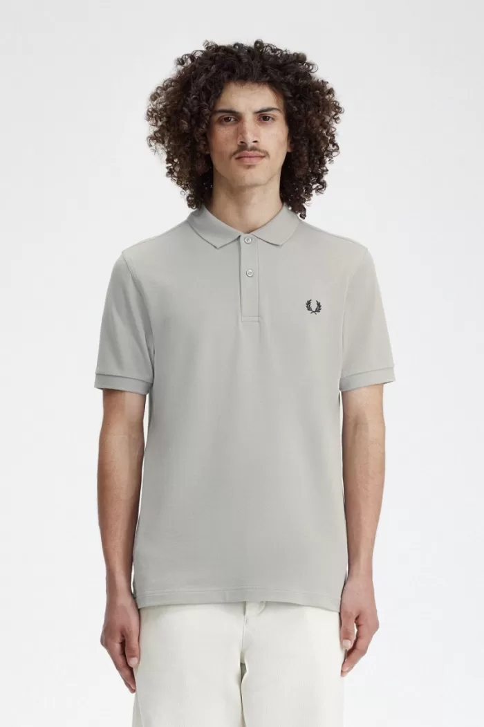 Fred Perry M6000 Men’s Shirt Grey Black | MLYRB7503