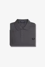 Fred Perry M6000 Men’s Shirt Gunmetal Black | OVXCM2831