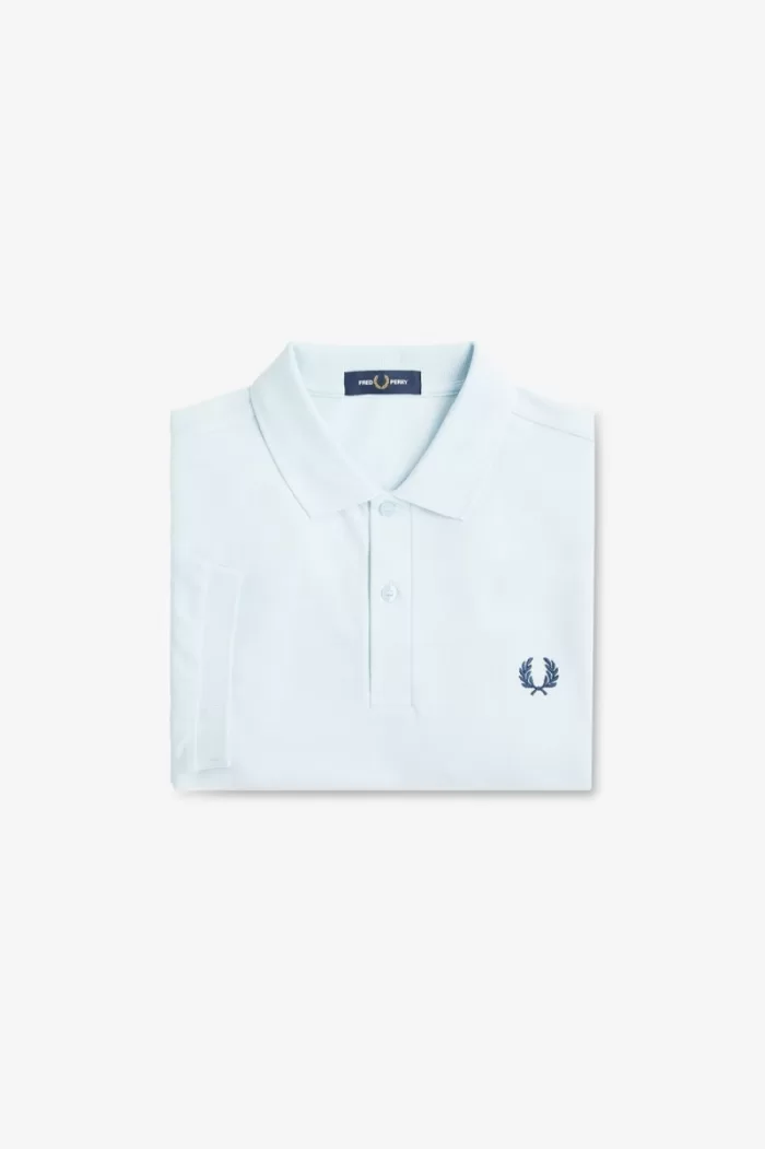 Fred Perry M6000 Men’s Shirt Light Aqua Midnight Blue | OWXLT3682