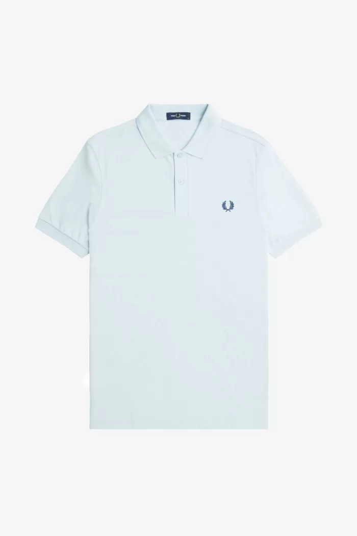 Fred Perry M6000 Men’s Shirt Light Aqua Midnight Blue | OWXLT3682