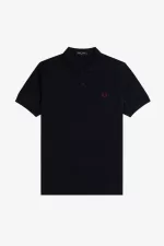 Fred Perry M6000 Men’s Shirt Navy Burnt Red | RZSQW2135