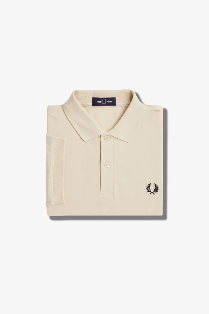 Fred Perry M6000 Men’s Shirt Oatmeal Black | YGPEL1324