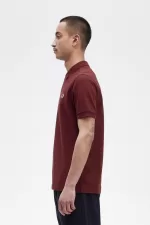 Fred Perry M6000 Men’s Shirt Oxblood Beige | NASLZ3109