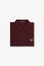 Fred Perry M6000 Men’s Shirt Oxblood Beige | NASLZ3109