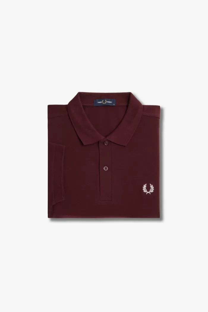 Fred Perry M6000 Men’s Shirt Oxblood Beige | NASLZ3109