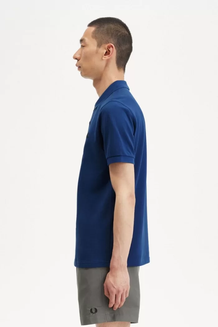 Fred Perry M6000 Men’s Shirt Shaded Cobalt Navy | HQIYZ2805