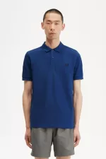 Fred Perry M6000 Men’s Shirt Shaded Cobalt Navy | HQIYZ2805