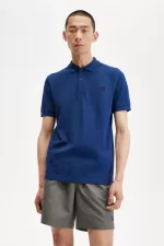 Fred Perry M6000 Men’s Shirt Shaded Cobalt Navy | HQIYZ2805