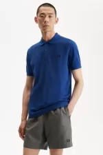 Fred Perry M6000 Men’s Shirt Shaded Cobalt Navy | HQIYZ2805