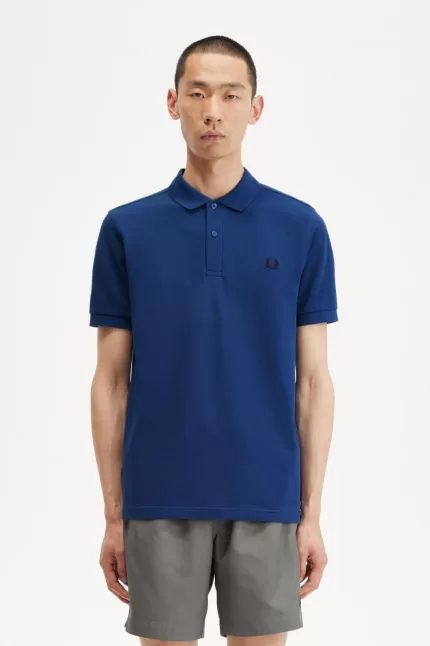 Fred Perry M6000 Men’s Shirt Shaded Cobalt Navy | HQIYZ2805