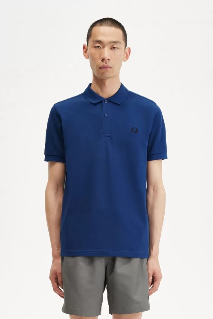 Fred Perry M6000 Men’s Shirt Shaded Cobalt Navy | HQIYZ2805