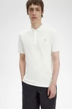 Fred Perry M6000 Men’s Shirt Snow White Green | OHDGX3091