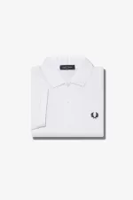 Fred Perry M6000 Men’s Shirt White Navy | UICRY1572