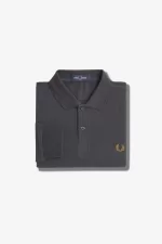 Fred Perry M6006 Men’s Shirt Anchor Grey Dark Coffee | GCODA1520