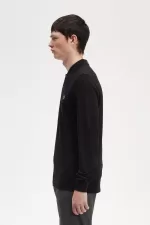 Fred Perry M6006 Men’s Shirt Black Chrome | KXFNP0872