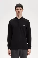 Fred Perry M6006 Men’s Shirt Black Chrome | KXFNP0872