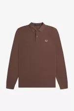 Fred Perry M6006 Men’s Shirt Dark Red Warm Grey | KCSHW3187