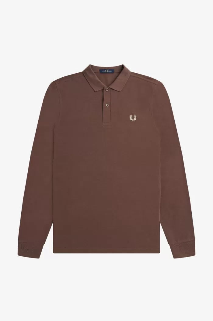 Fred Perry M6006 Men’s Shirt Dark Red Warm Grey | KCSHW3187