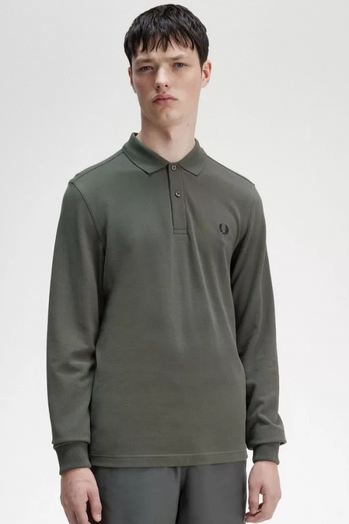 Fred Perry M6006 Men’s Shirt Field Green | WBNKY3092