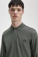 Fred Perry M6006 Men’s Shirt Field Green | WBNKY3092