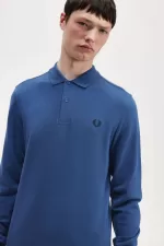 Fred Perry M6006 Men’s Shirt Midnight Blue | CBRQN7049