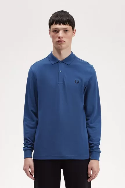 Fred Perry M6006 Men’s Shirt Midnight Blue | CBRQN7049