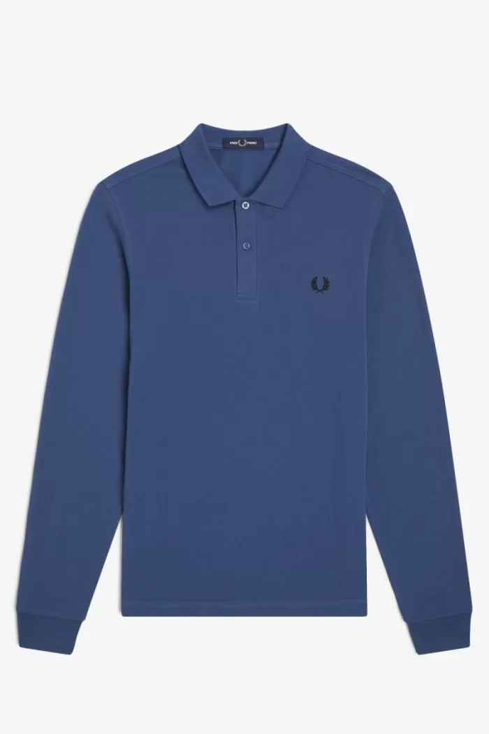 Fred Perry M6006 Men’s Shirt Midnight Blue | CBRQN7049