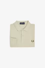 Fred Perry M6006 Men’s Shirt Oatmeal Field Green | XSNVF4139