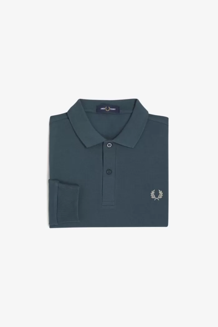 Fred Perry M6006 Men’s Shirt Petrol Blue | IWOZC4809