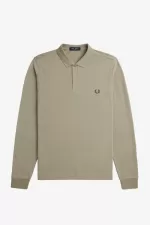 Fred Perry M6006 Men’s Shirt Warm Grey Dark Red | FXZLB5849