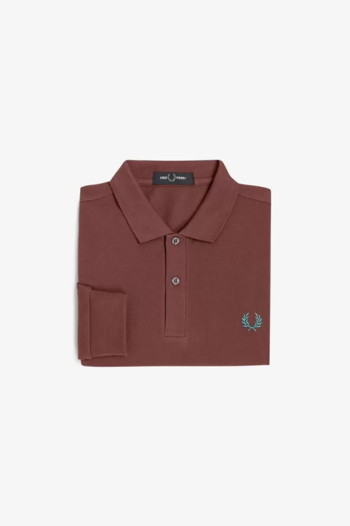 Fred Perry M6006 Men’s Shirt Whisky Brown Deep Mint | UDPQW2780