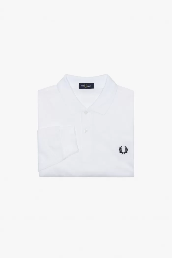 Fred Perry M6006 Men’s Shirt White Navy | OUJDH0658