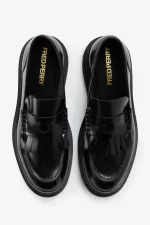 Fred Perry Men’s Loafers Black | YUGZB8527