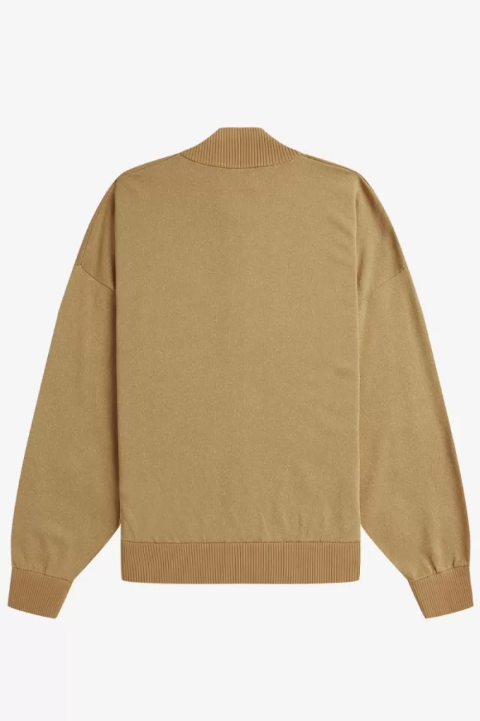 Fred Perry Metallic Knitted Bomber Women’s Jackets 1964 Gold | HXBPL2034