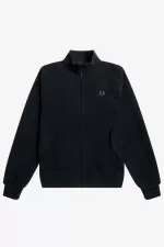 Fred Perry Moleskin Harrington Men’s Jackets Black | TDMKL3285