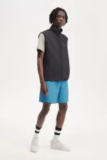 Fred Perry Nylon Men’s Vest Anchor Grey | UJWNT1736