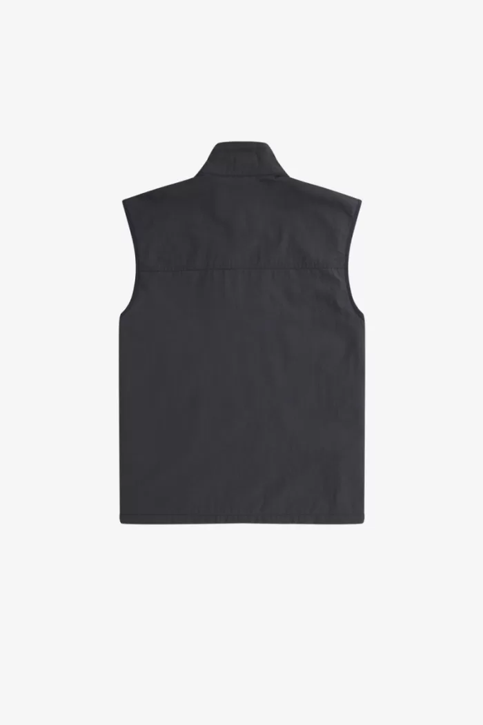 Fred Perry Nylon Men’s Vest Anchor Grey | UJWNT1736