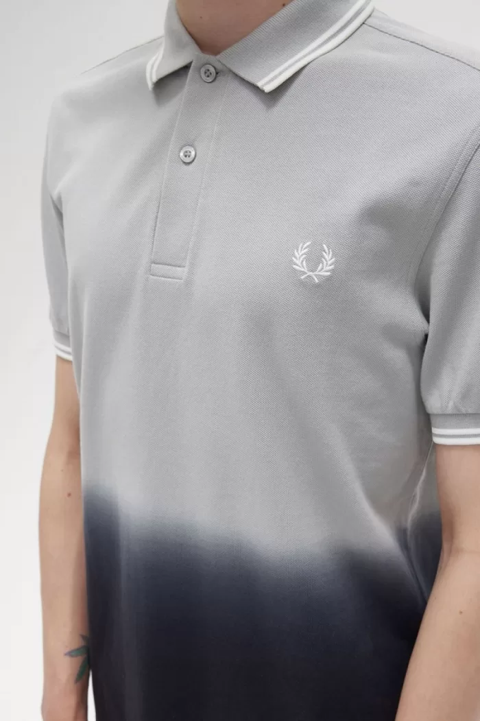 Fred Perry Ombre Men’s Shirt Grey | WBVCU6215