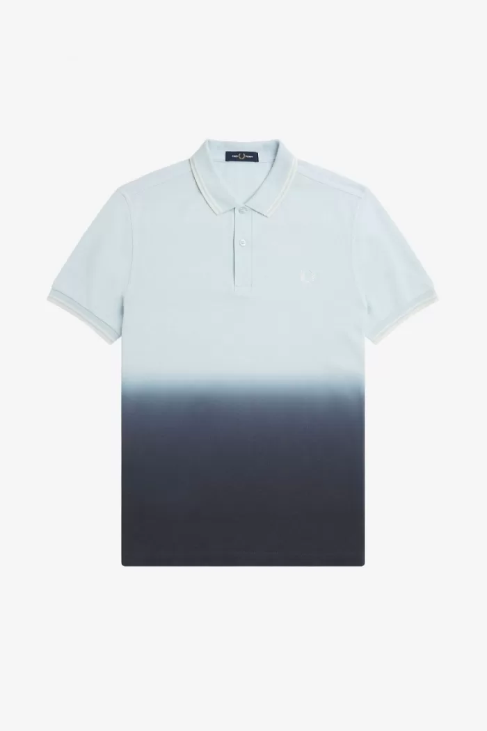 Fred Perry Ombre Men’s Shirt Light Aqua | DOBHR6518