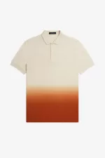 Fred Perry Ombre Men’s Shirt Silky Peach | CPOKE0912