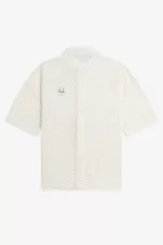 Fred Perry Open-Knit Women’s Shirt Snow White | UGVMT6751