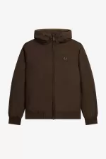 Fred Perry Padded Hooded Brentham Men’s Jackets Burnt Tobacco | RLZFI3789