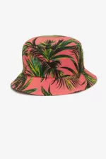 Fred Perry Palm Print Bucket Women’s Hats Coral Heat | SLIYO5276