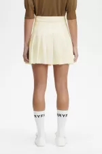 Fred Perry Pleated Tennis Women’s Skirts Beige | DAPUN1857