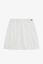 Fred Perry Pleated Tennis Women’s Skirts Snow White | OKNET1760